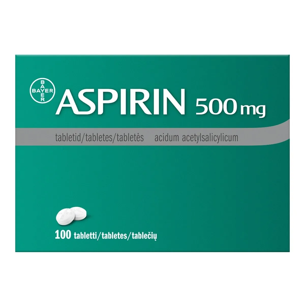 Aspirin Bayer 500mg tab. N100 - 
