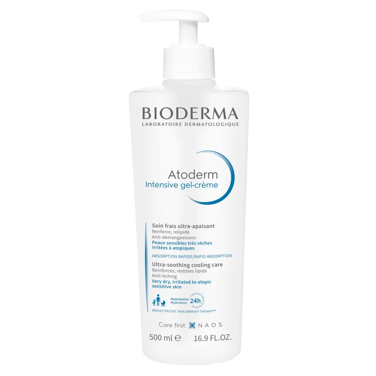 BIODERMA gelis-kremas atopiškai odai ATODERM INTENSIVE 500ml -  1