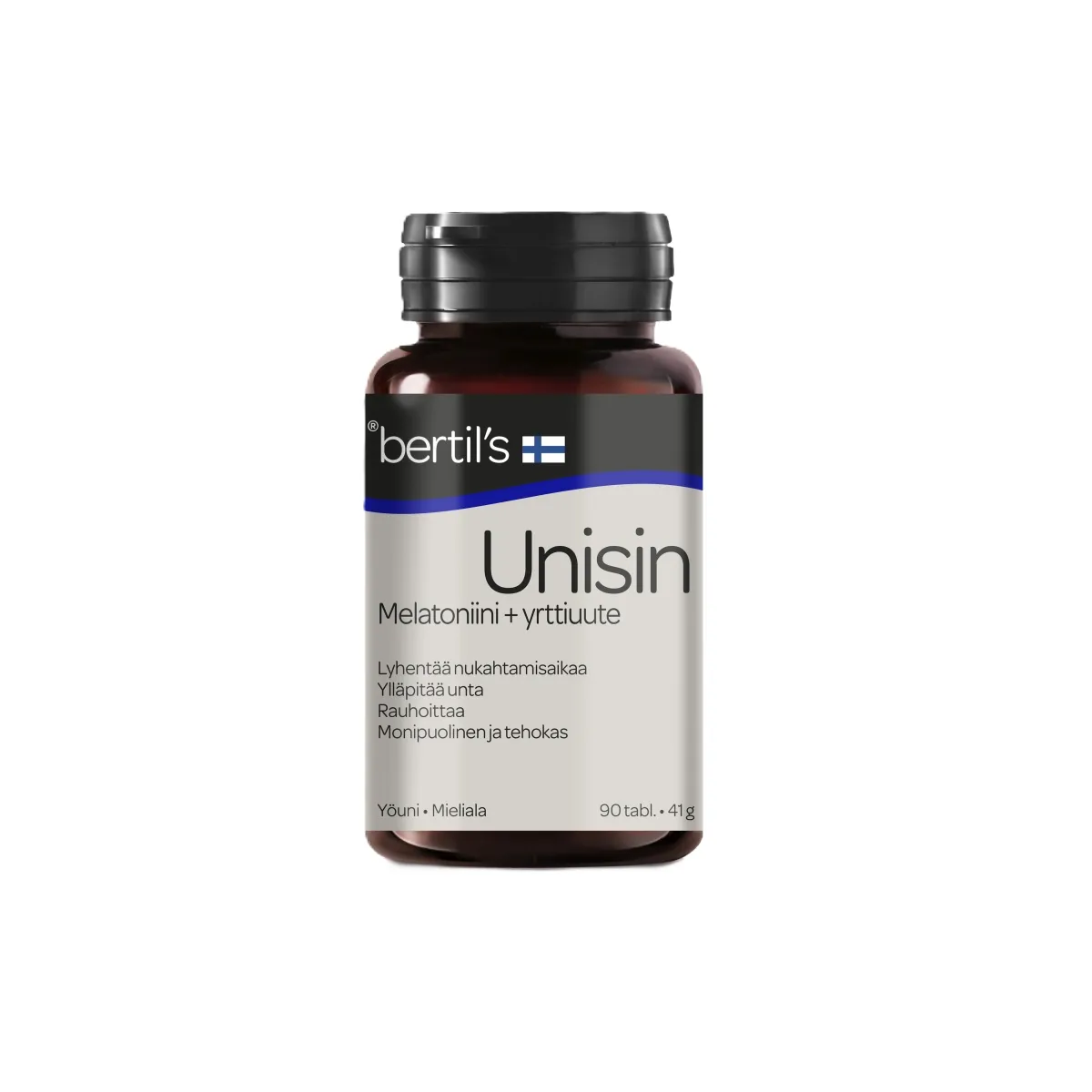 Bertil's Unisin su melatoninu, tabletės N90 - 