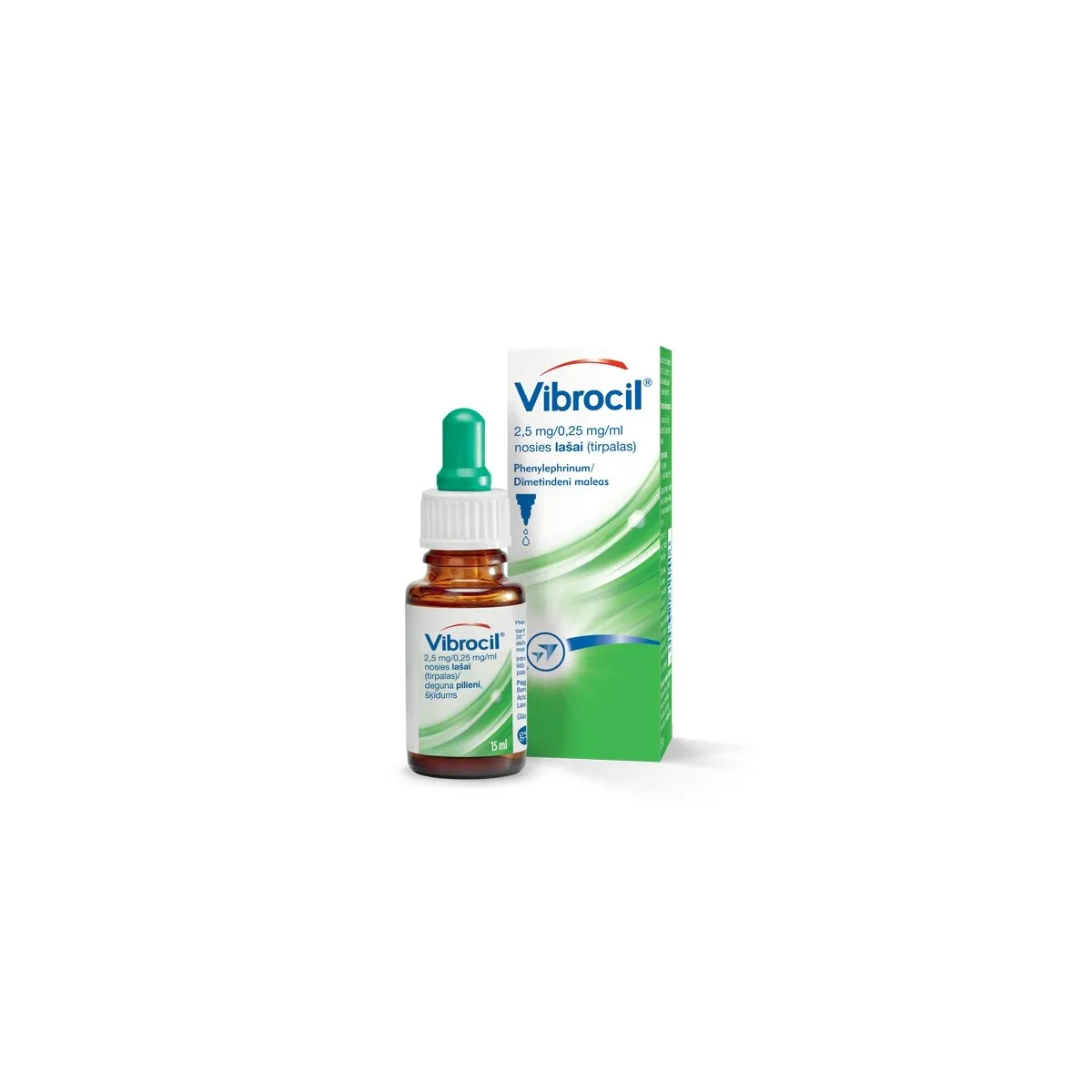 Vibrocil nosies lašai (tirpalas) 15ml - 