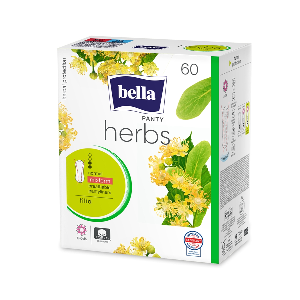 BELLA Herbs Tilia įklotai su liepžiedžiais 60 vnt. - 