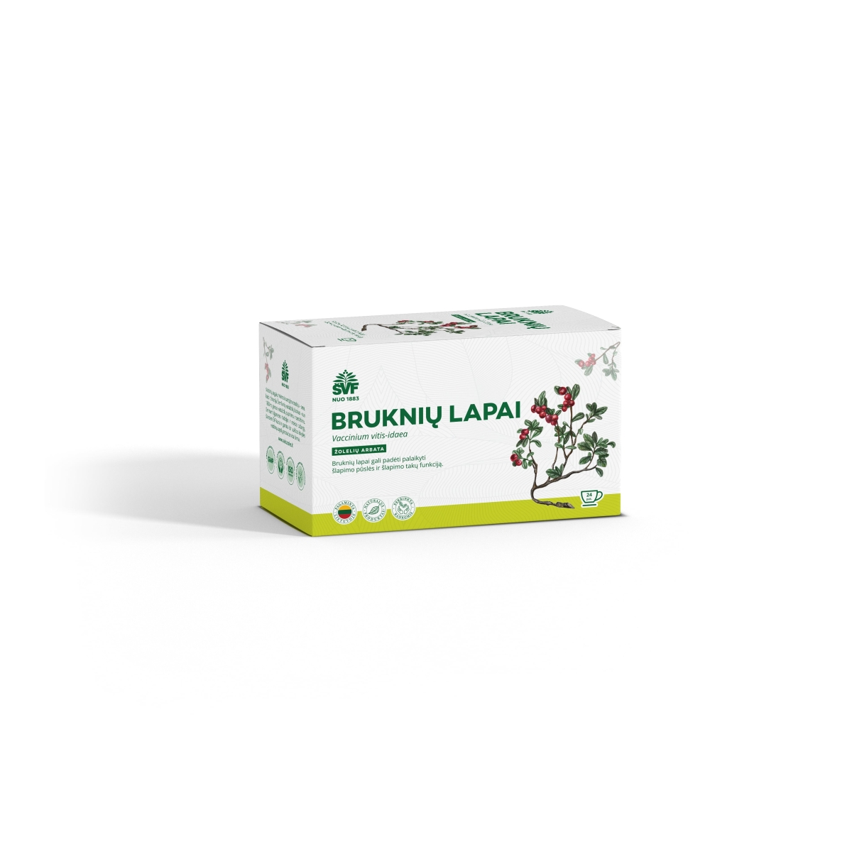 ŠVF žolelių arbata BRUKNIŲ LAPAI, 1.5g x N24 - 