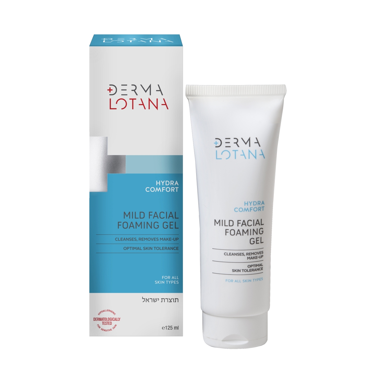 DERMALOTANA švelnus putojantis veido prausiklis HYDRA COMFORT, 125ml - 