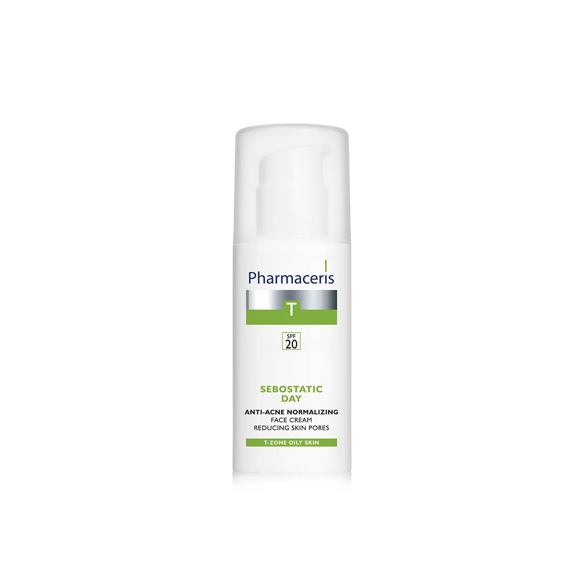 PHARMACERIS T normalizuojamasis kremas SEBOSTATIC SPF20, 50ml - 