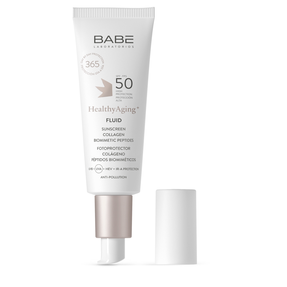 BABÉ apsauginė veido emulsija HEALTHY AGING+ SPF50, 40ml - 
