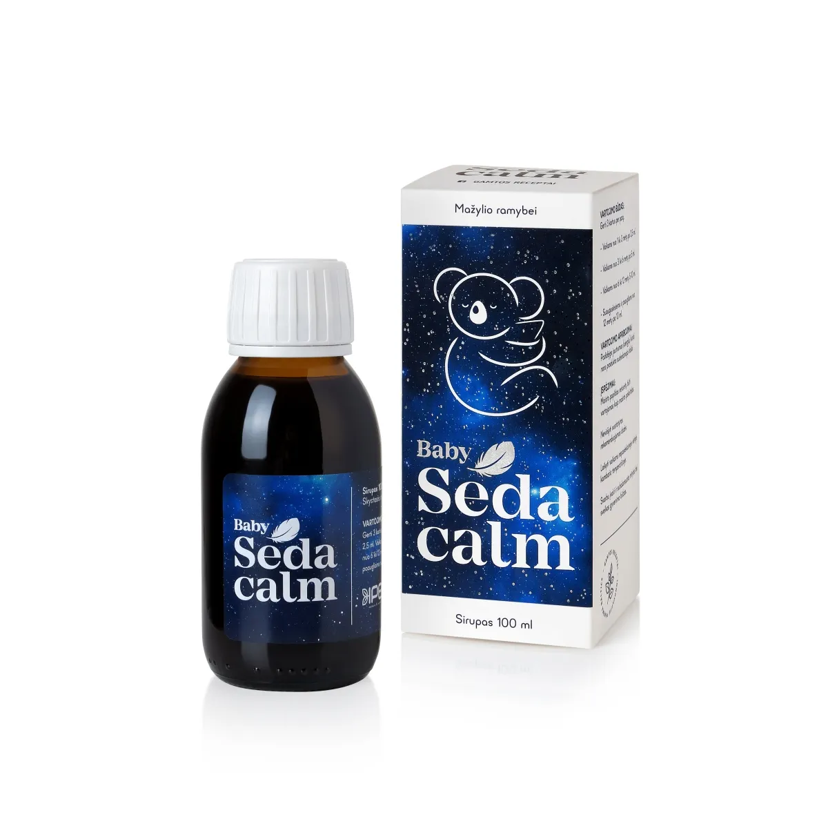 SEDACALM sirupas BABY, 100ml - 