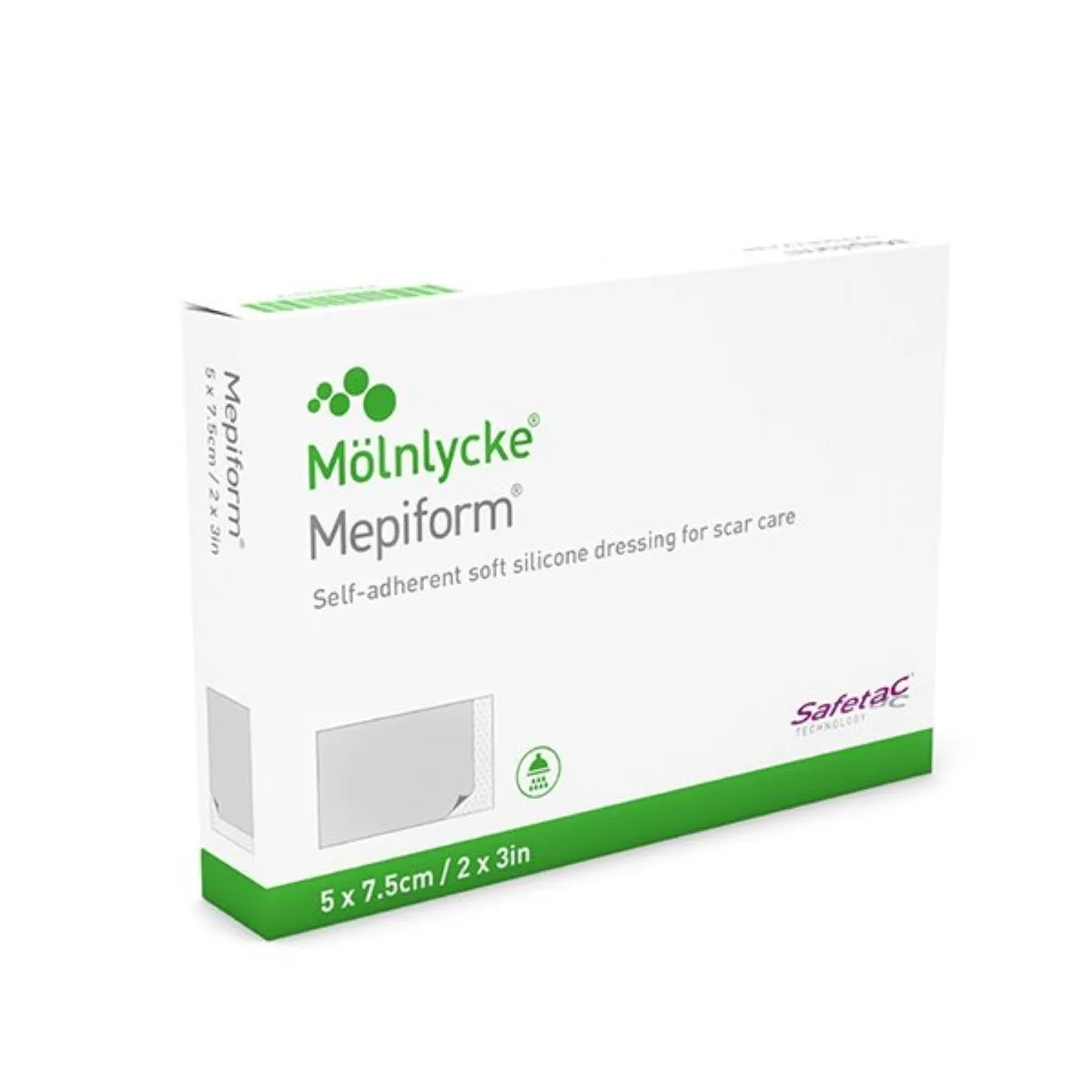 MEPIFORM sterilus pleistras randams šalinti, 5 x 7,5cm, N5 - 