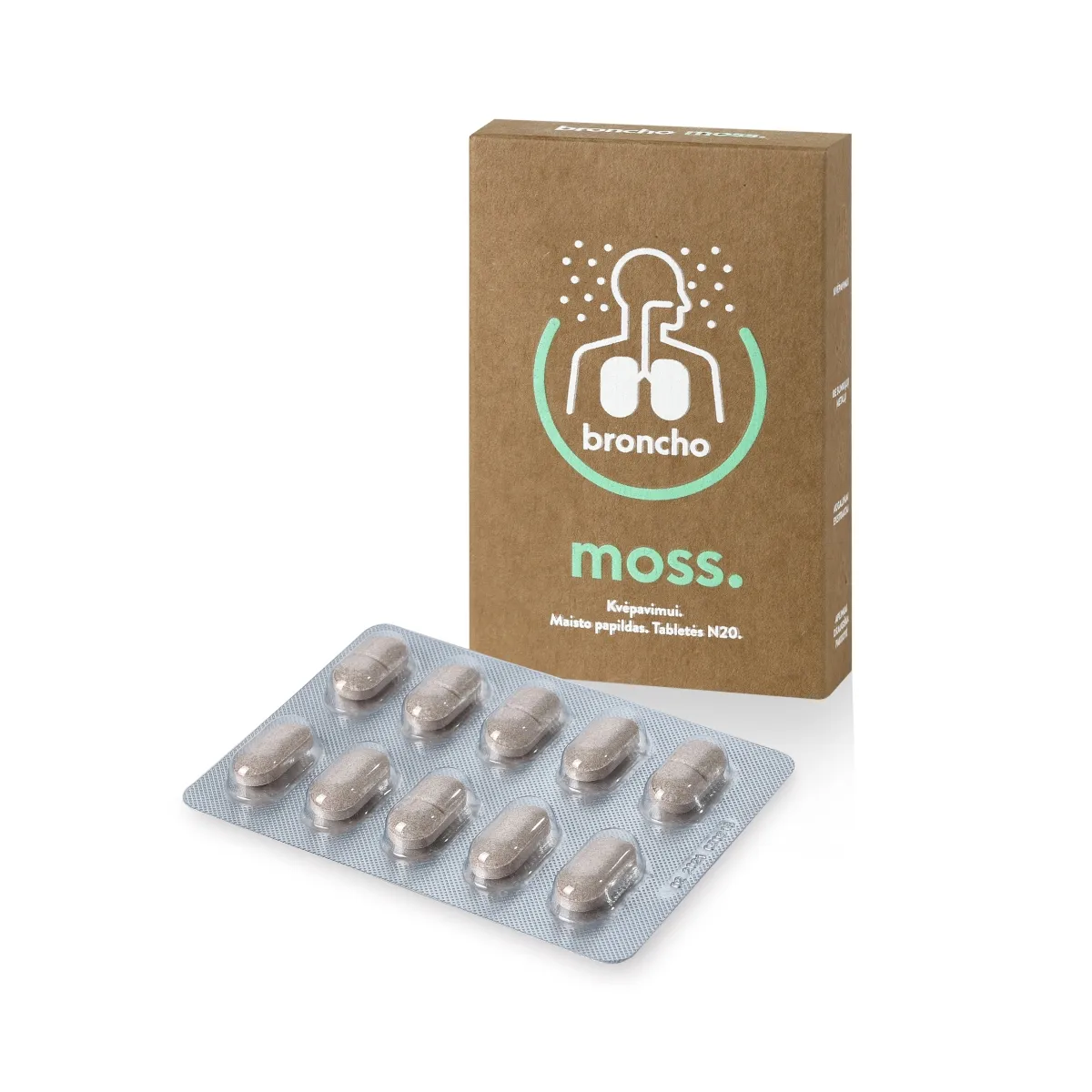 BRONCHOMOSS tabletės, N20 - 