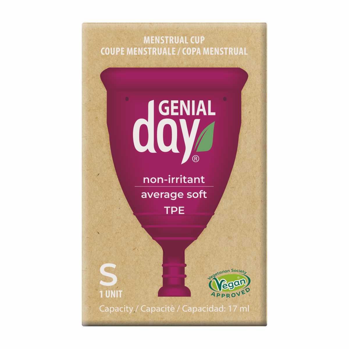 GENIAL DAY menstruacinė taurelė, S dydis, N1 - 
