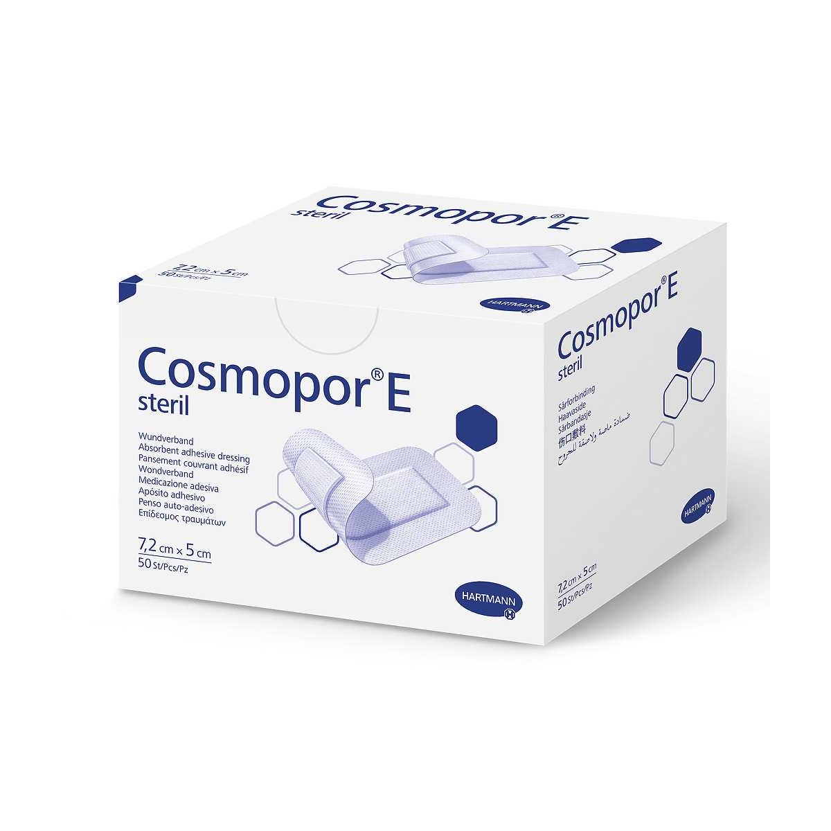 HARTMANN lipnus chirurginis pleistras COSMOPOR E, 10 x 6cm, N25 - 