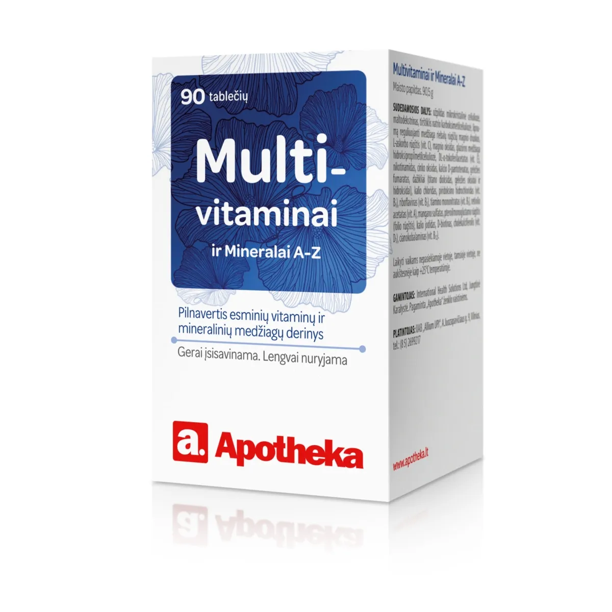 APOTHEKA Multivitaminai ir mineralai  A-Z, N90 - 