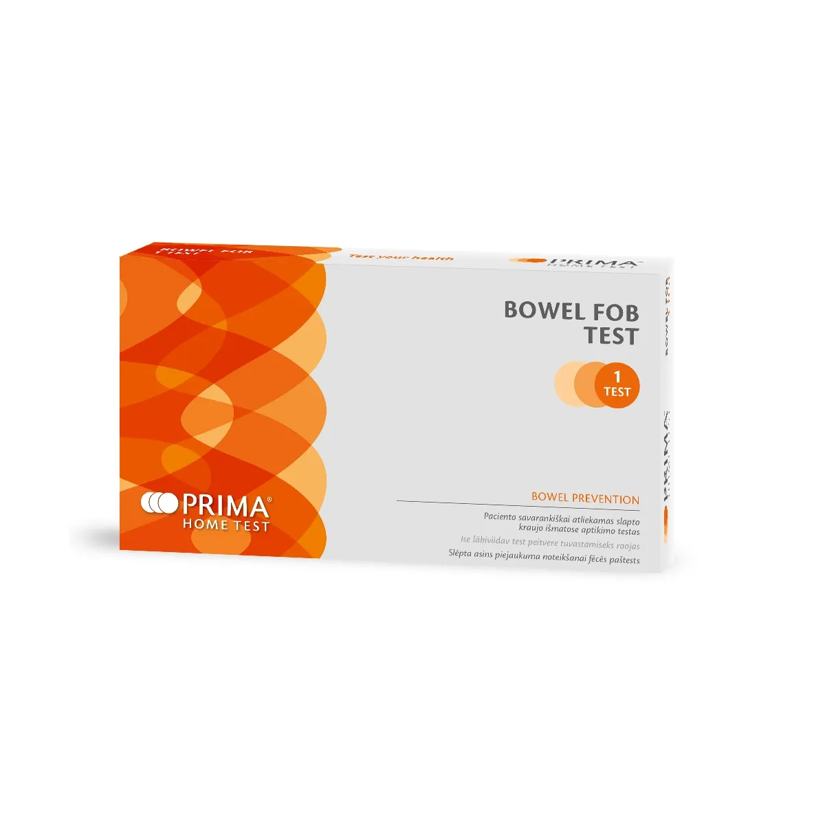PRIMA® Testas slaptam žarnyno kraujui aptikti išmatose BOWEL FOB, N1 - 
