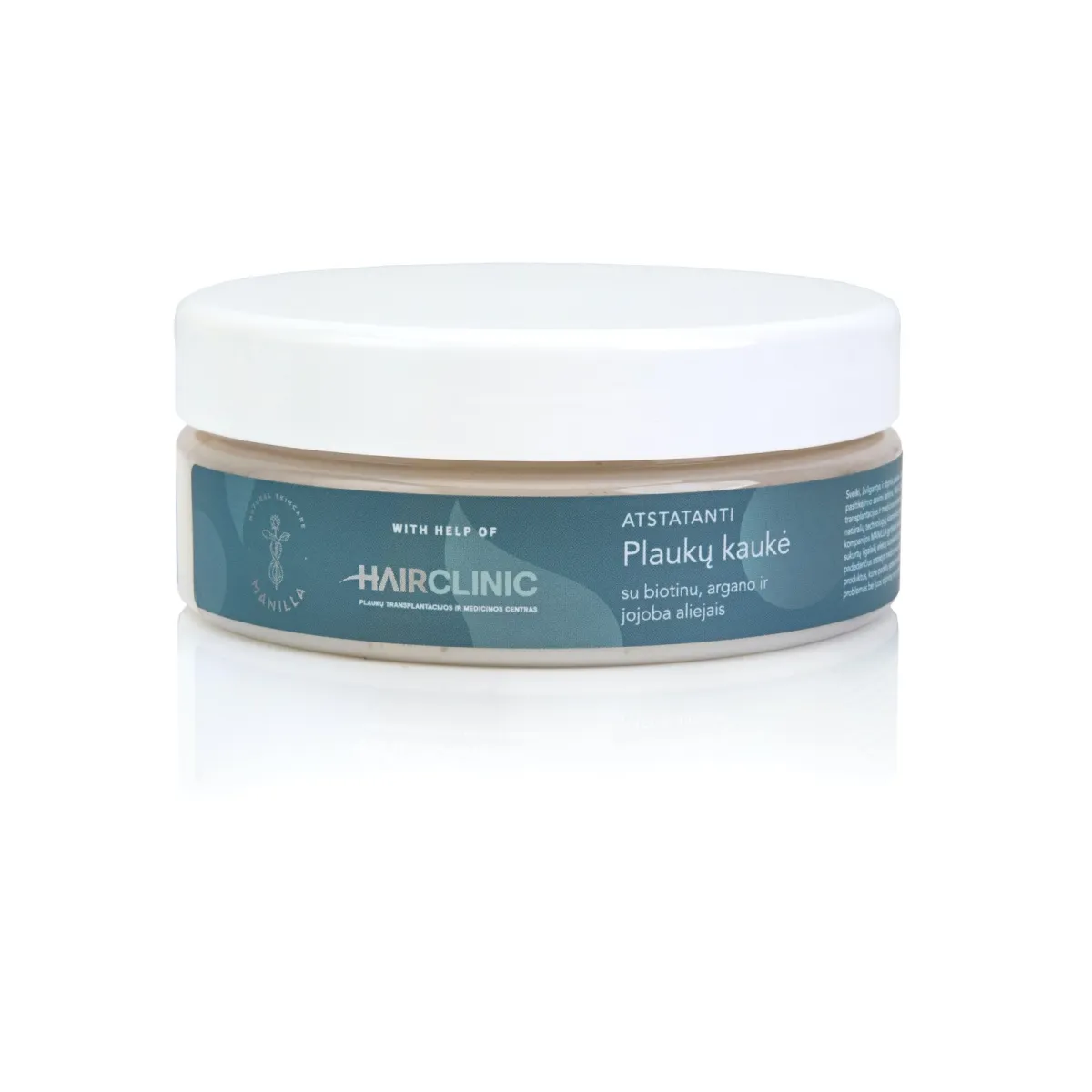 MANILLA atstatanti plaukų kaukė HAIR CLINIC, 200ml - 