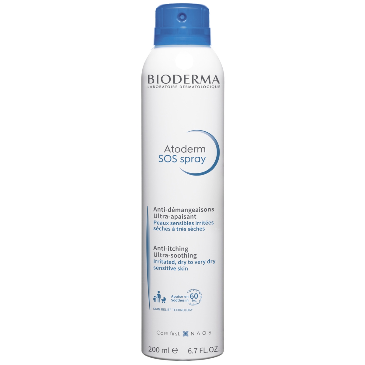 BIODERMA purškalas niežtinčiai odai ATODERM SOS SPRAY, 200ml - 