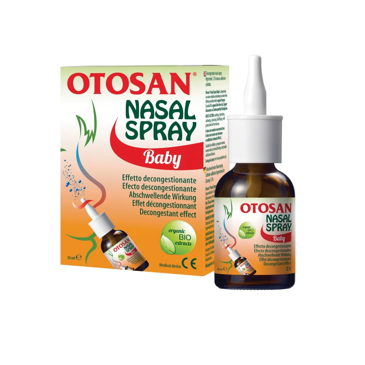 „OTOSAN® BABY" nosies purškalas vaikams, 30ml - 