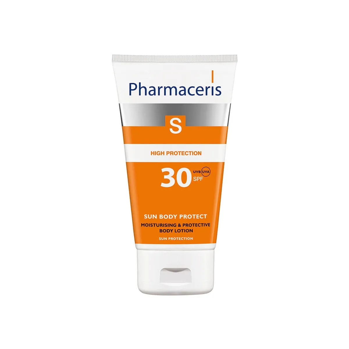 PHARMACERIS S apsauginis kūno kremas nuo saulės SPF30, 150ml - 