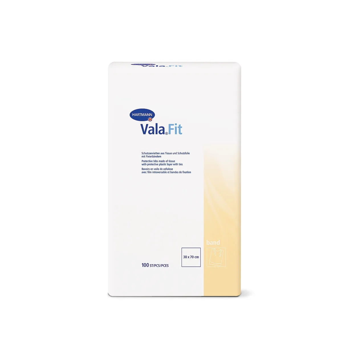 VALAFIT vienkartiniai seilinukai , 38 x 70cm, 100 vnt - 