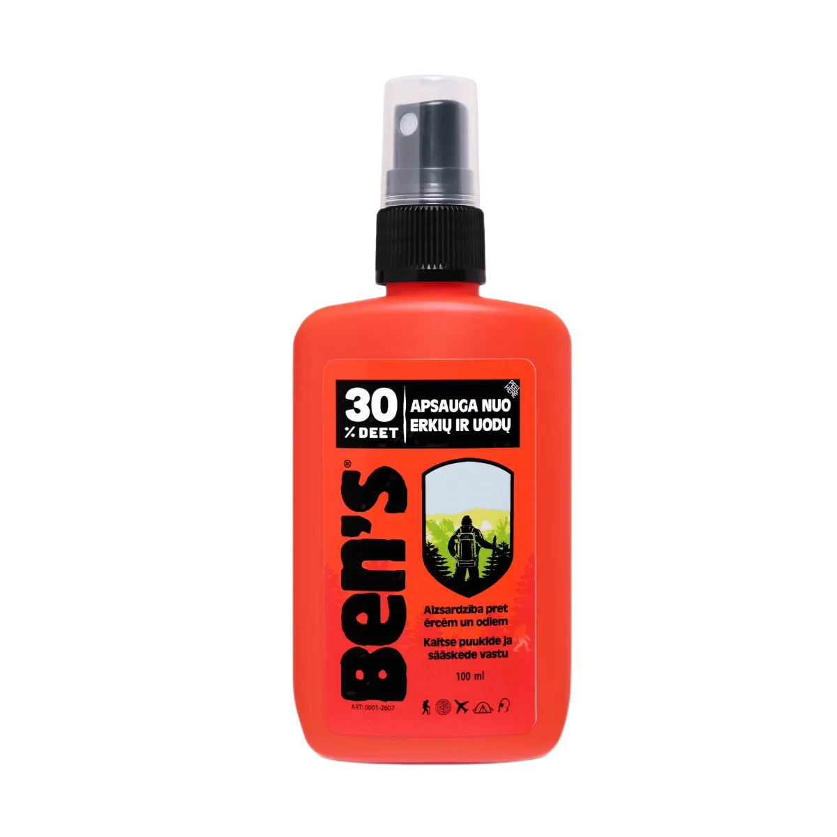 BEN'S 30 repelentas vabzdžiams atbaidyti, 100ml - 