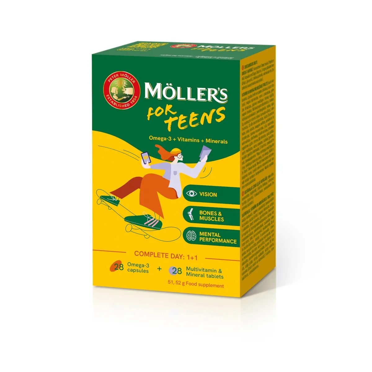 Möller‘s for Teens, 28 kaps x 28 tabl. - 