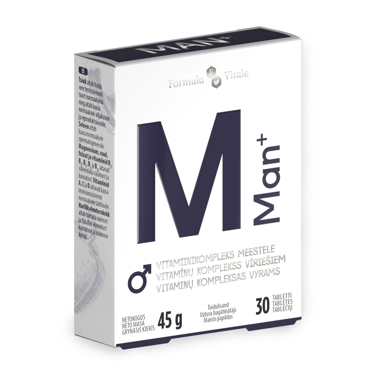 FORMULA VITALE  MAN+, tabletės N30 - 