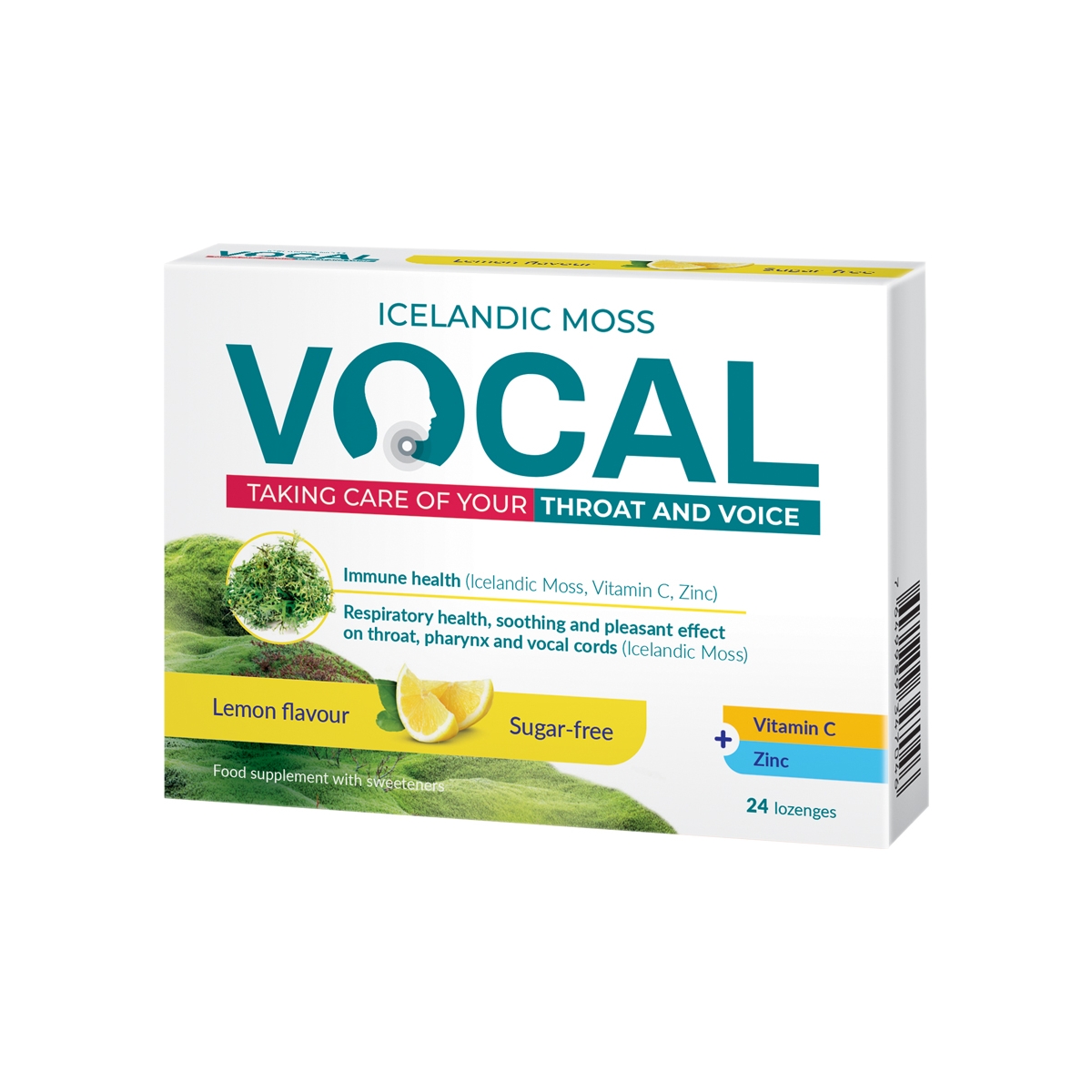 VOCAL citrinų skonio, 24 pastilės - 