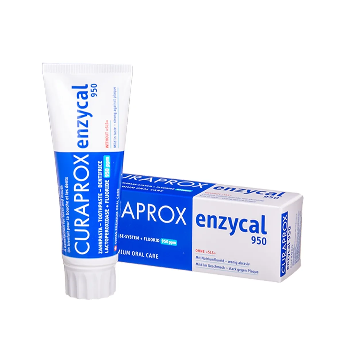 CURAPROX dantų pasta su enzimais ENZYCAL 950, 75ml - 