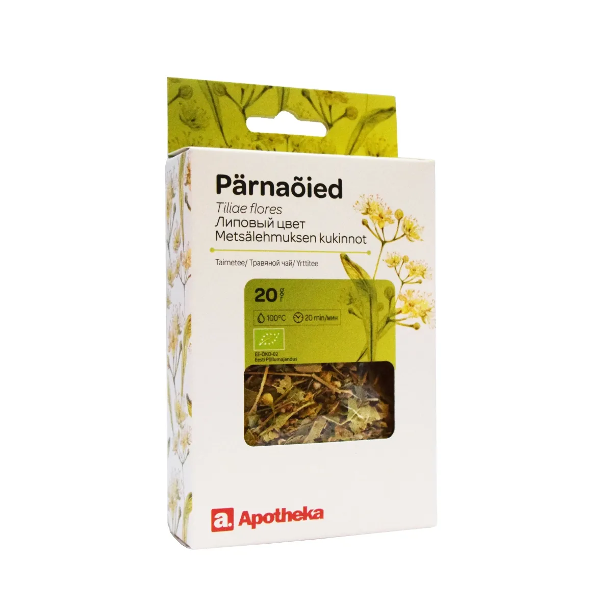 APOTHEKA vaistažolių arbata LIEPŲ ŽIEDAI, 20g -  1
