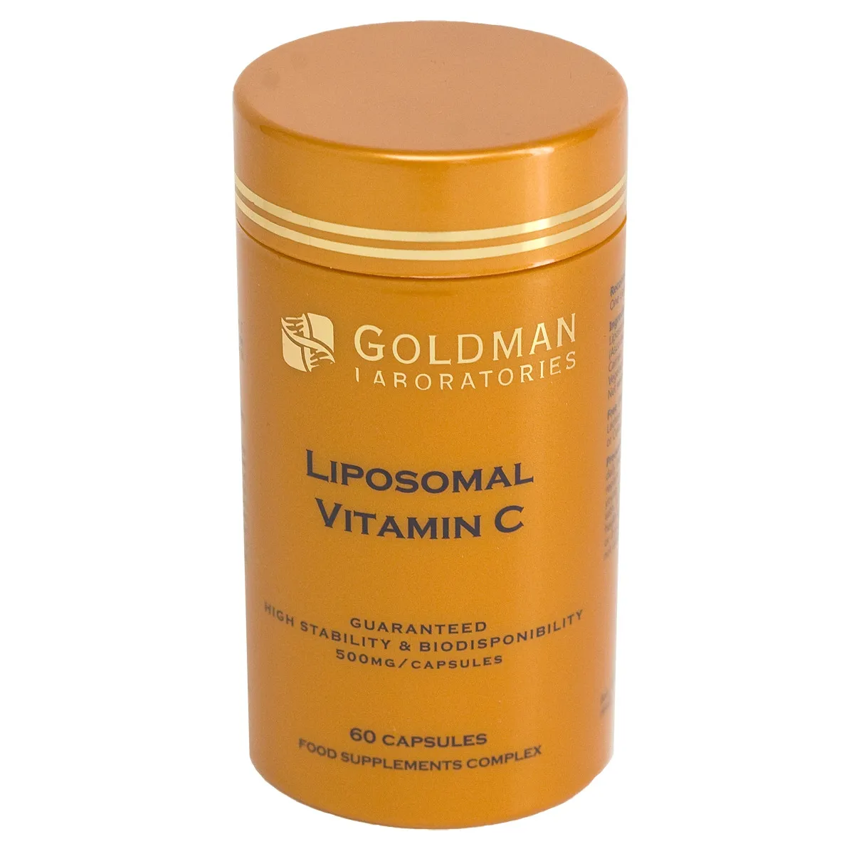 GOLDMAN LABARATORIES kapsuliuotas Vitaminas C 500 mg, 60 kapsulių -  1