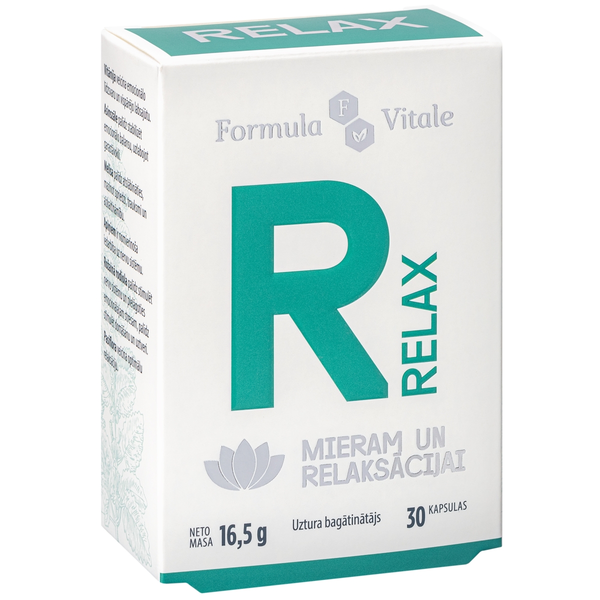 Formula Vitale RELAX, N30 kapsulės - 