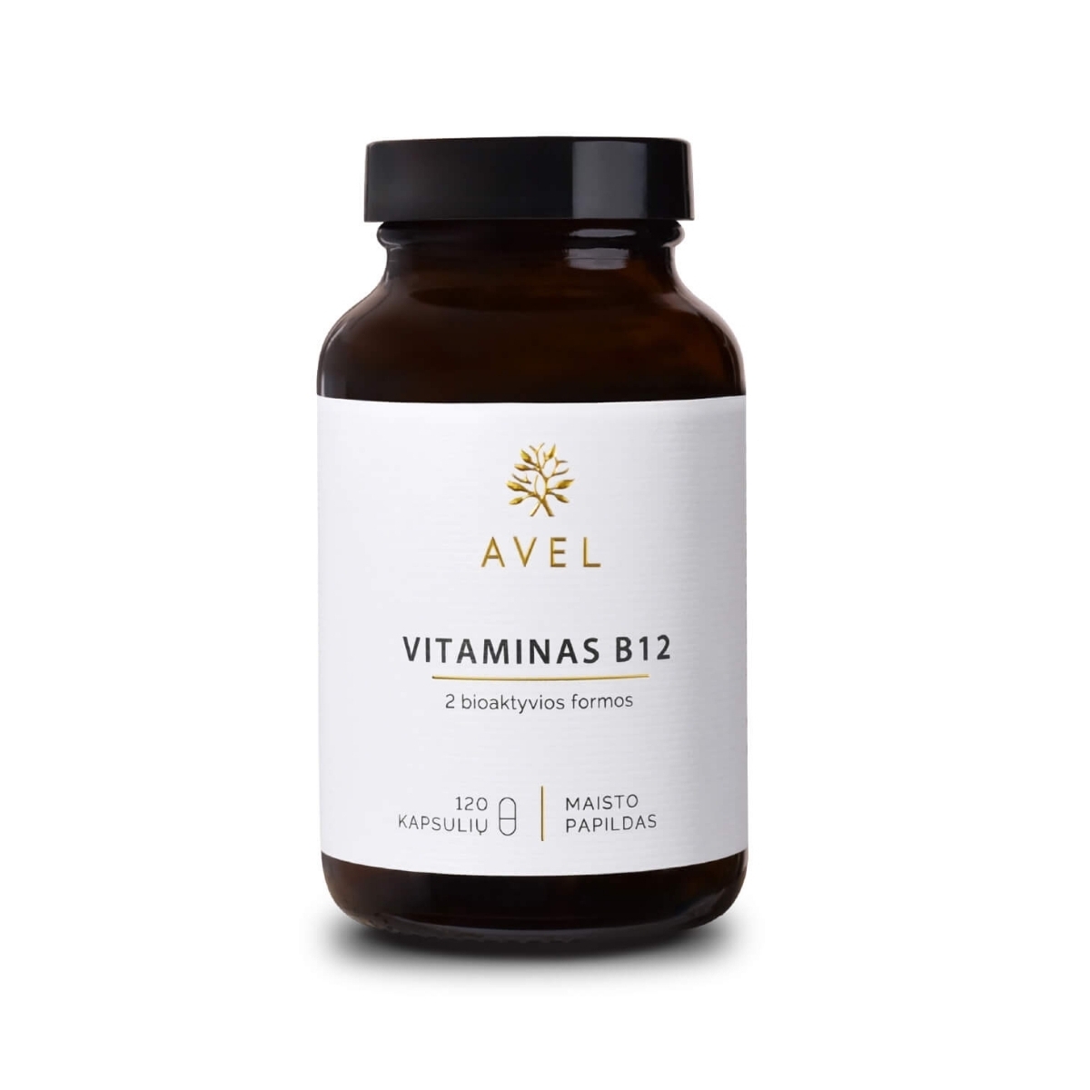 AVEL VITAMINAS B12, 2 Bioakyvios formos, 120 kapsulių -  1