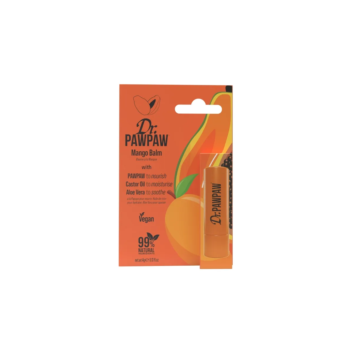 Dr.PAWPAW balzamas pieštukas lūpoms MANGO - 