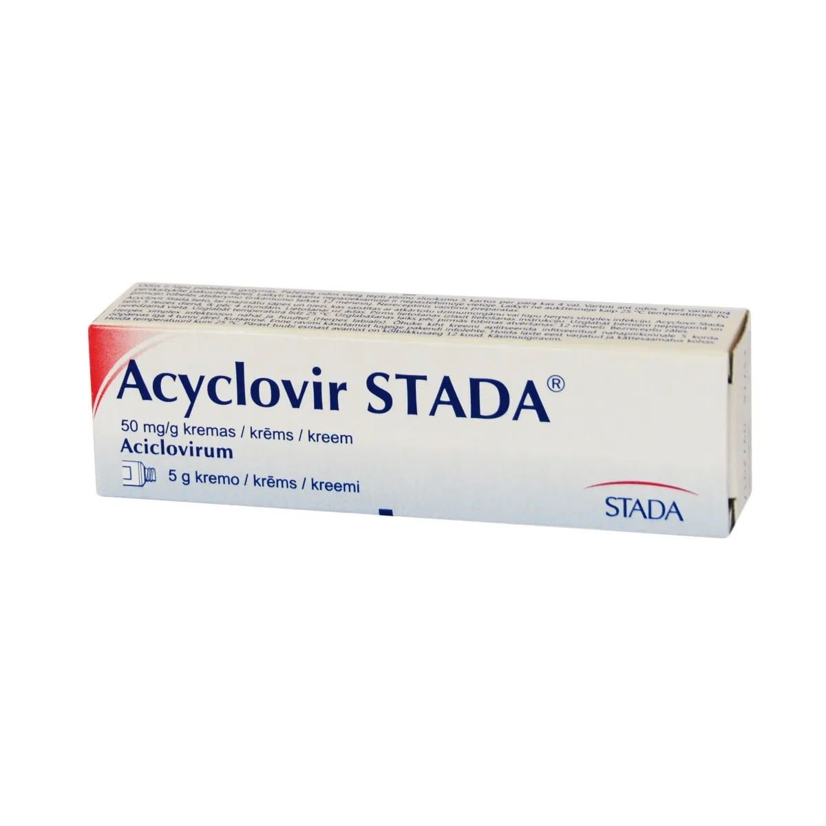Acyclovir Stada 50mg/g kremas 5g N1 - 