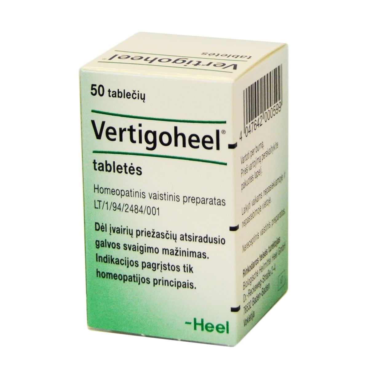 Vertigoheel tab. N50 - 