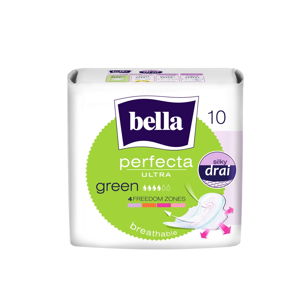 BELLA Perfecta Ultra Green hig.pak. N10 - 