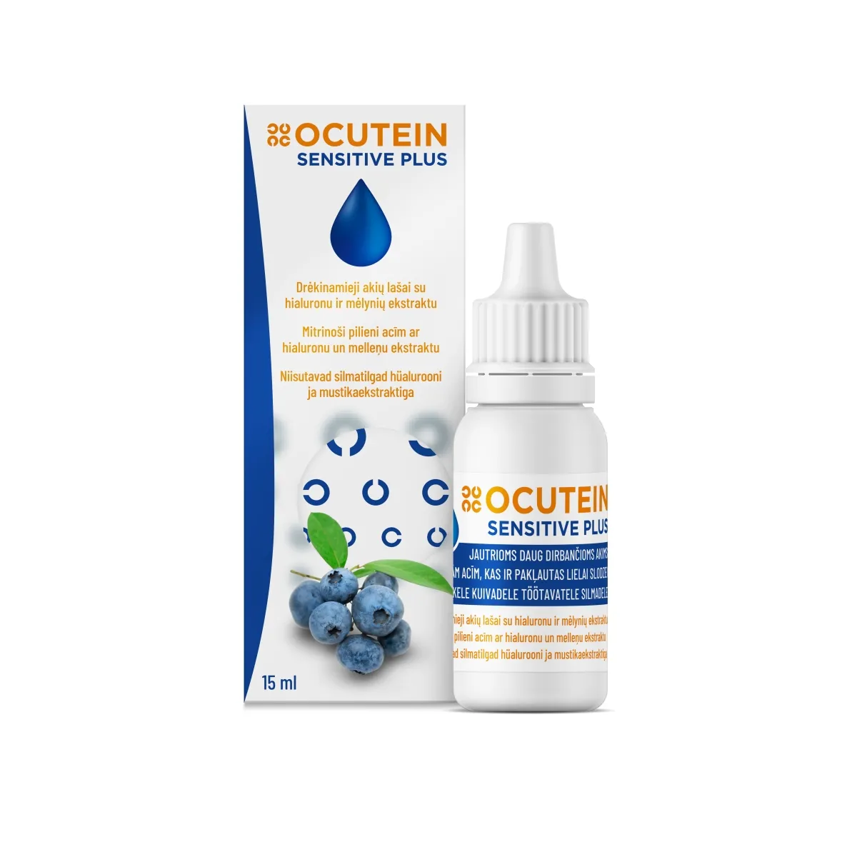 Ocutein Sensitive Plus akių lašai 15 ml - 