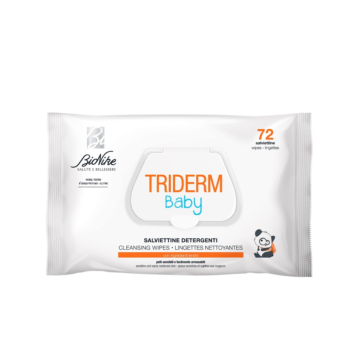 BIONIKE drėgnosios servetėlėsTRIDERM BABY, 72vnt. - 