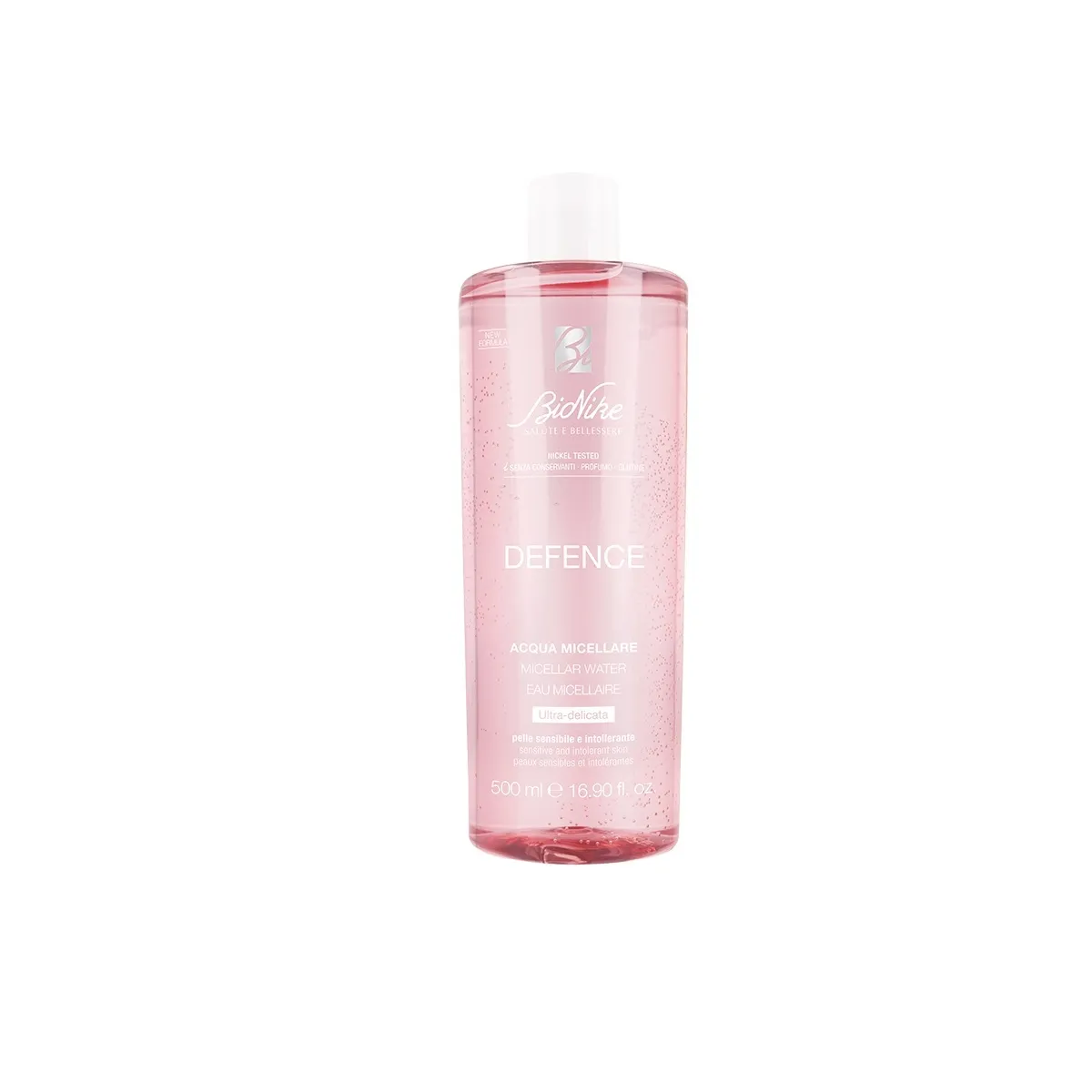 BioNike micelinis vanduo veidui, akims ir lūpoms DEFENCE, 500 ml - 