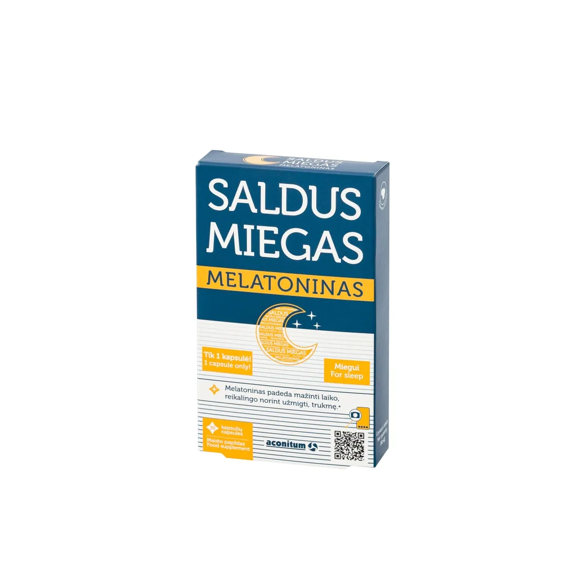 Saldus miegas melatoninas N30 - 