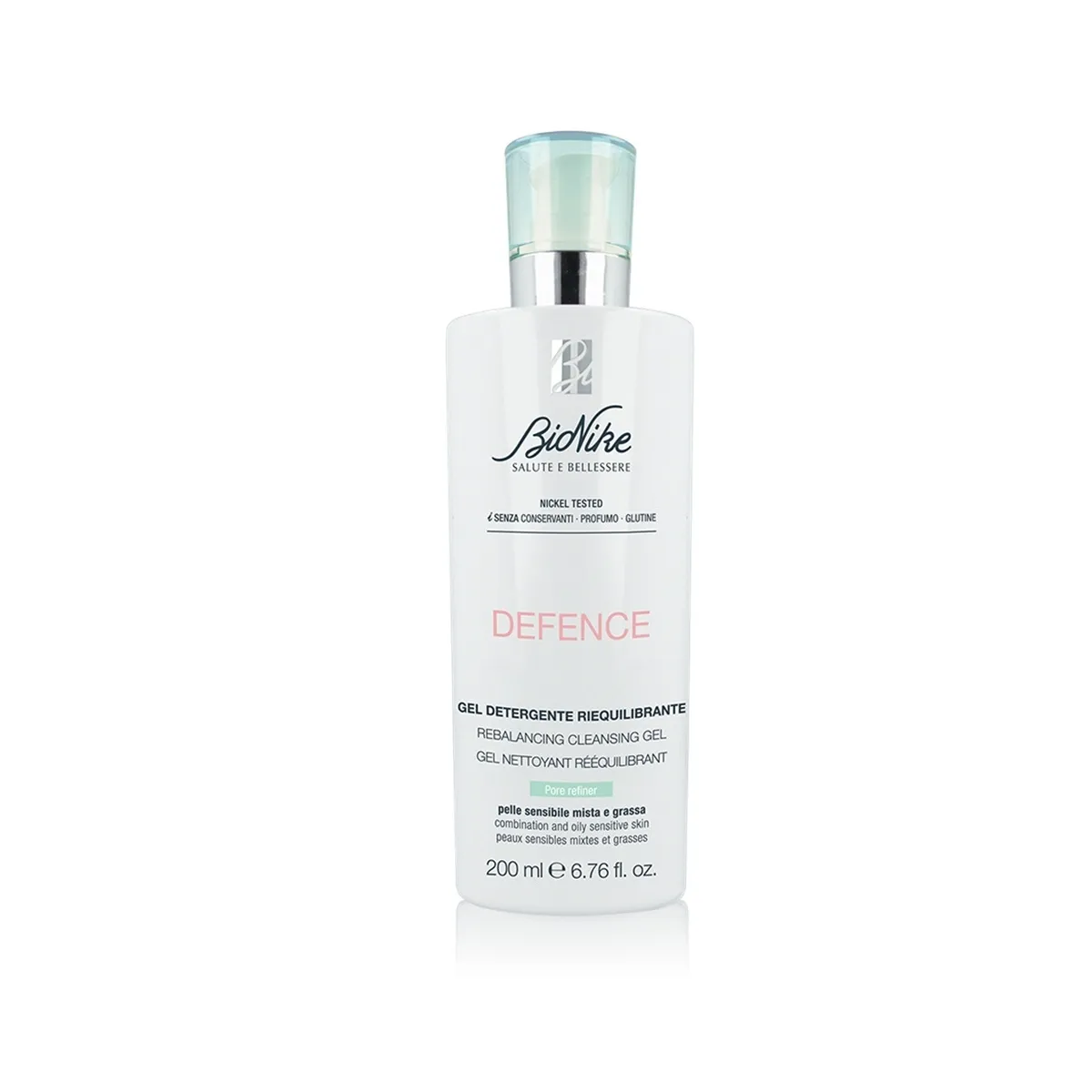 BioNike DEFENCE balansuojamasis, valomasis veido prausiklis, 200 ml - 