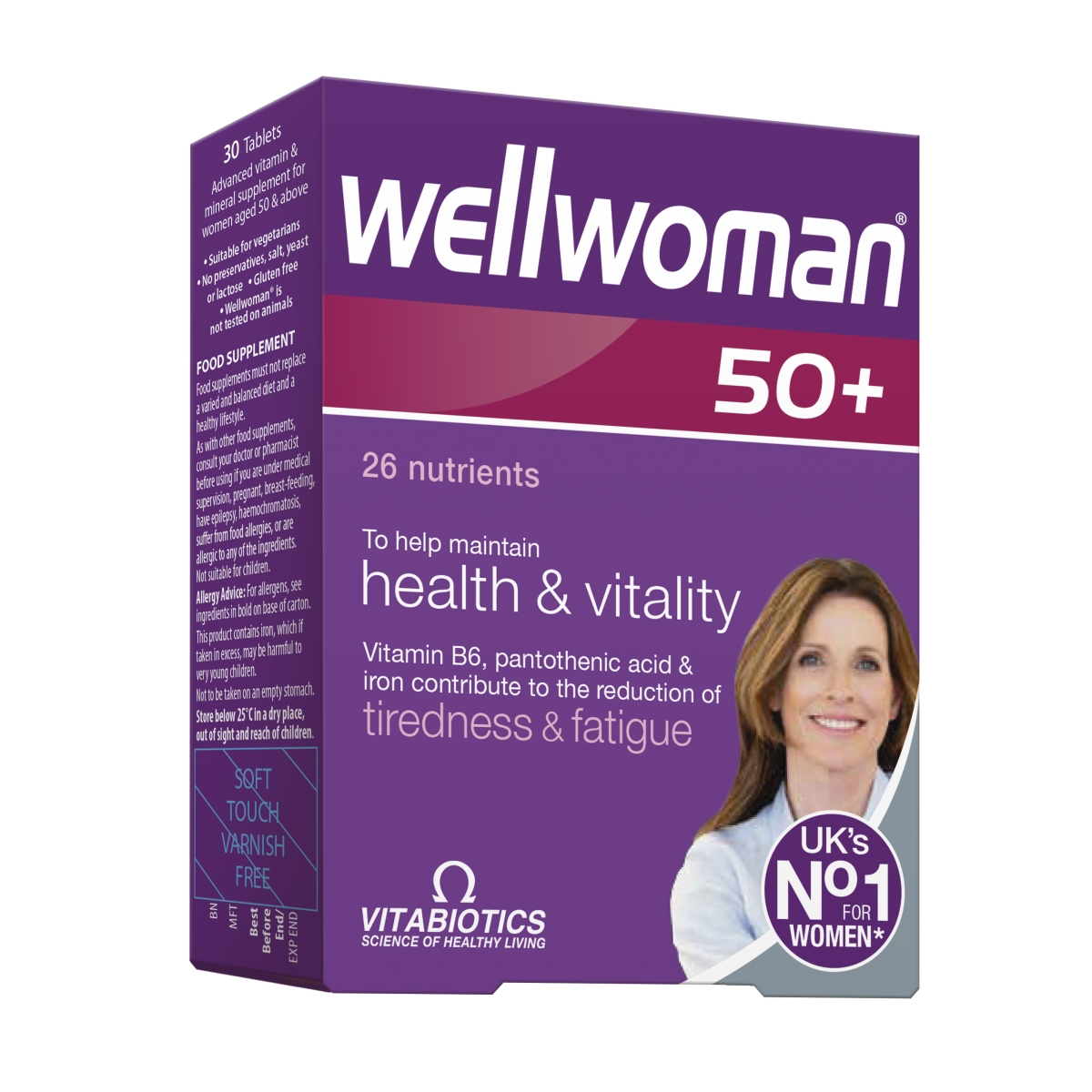 WELLWOMAN 50+, 30 tablečių - 