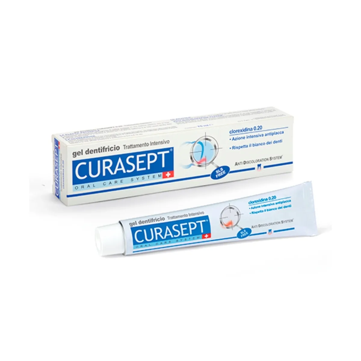 CURASEPT dantų pasta su 0,20 % chlorheksidinu ADS 720, 75ml - 