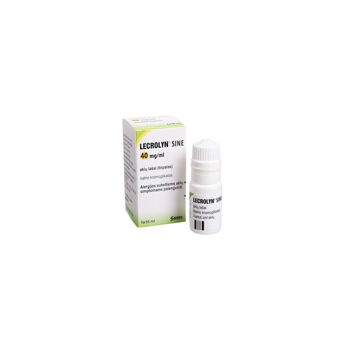 Lecrolyn sine 40mg/ml akių lašai 10ml N1 - 