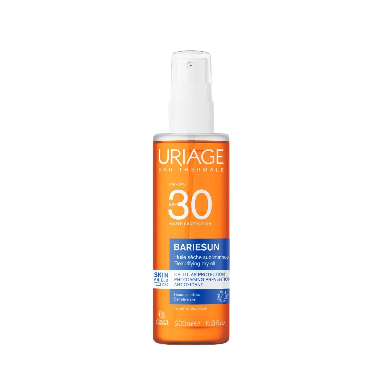 URIAGE, sausas aliejinis purškalas BARIESUN HUILE SPF30, 200ml - 