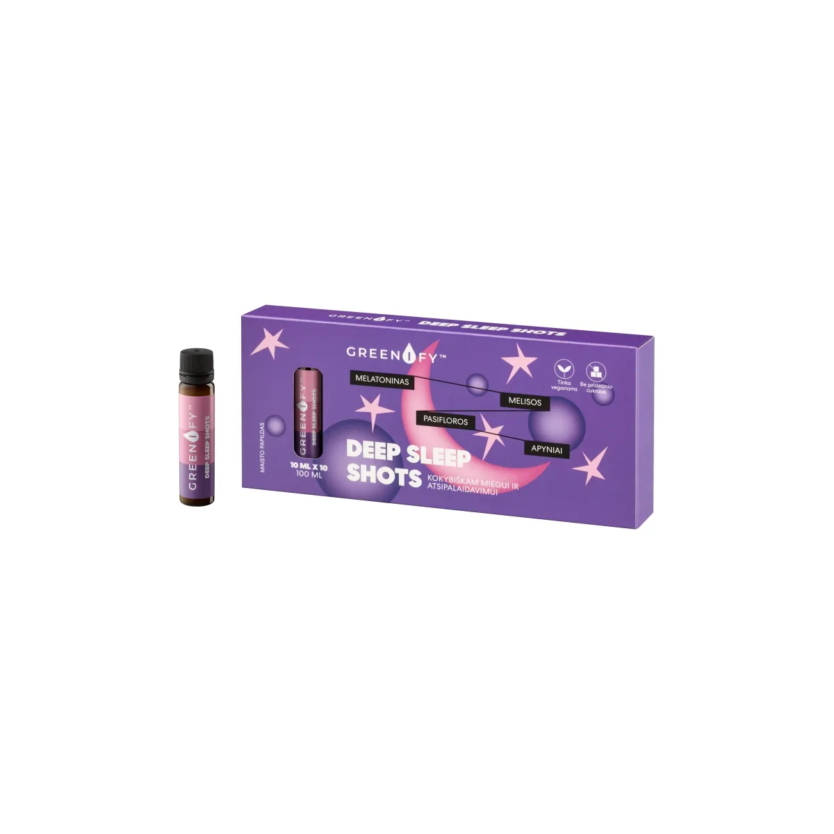 GREENIFY Deep Sleep Shots, N10 x 10ml - 