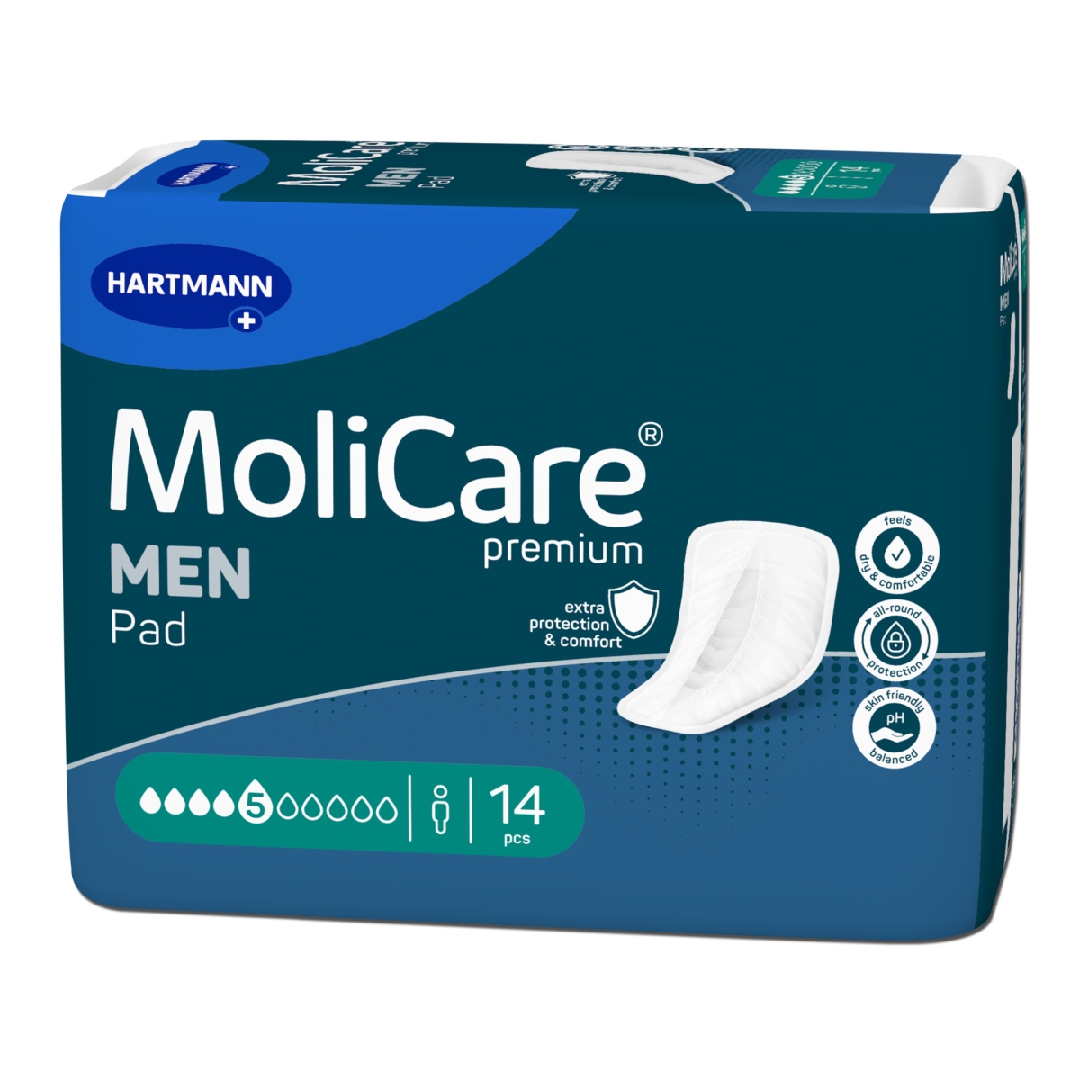 HARTMANN įklotai vyrams MOLICARE MEN PAD, 5 lašai, N14 - 