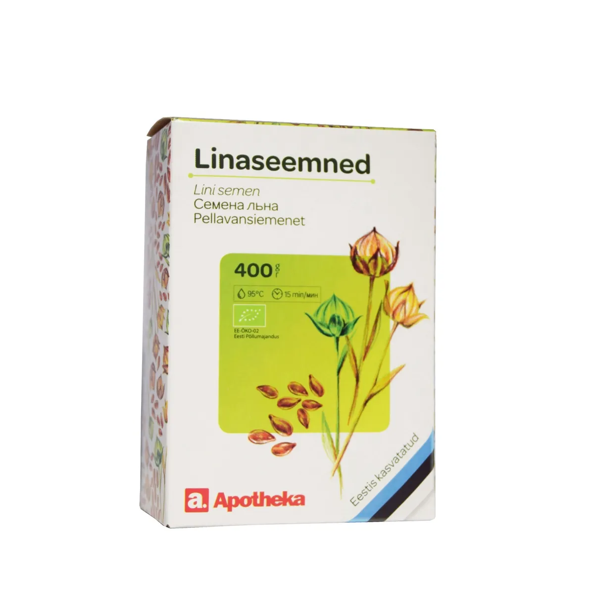 APOTHEKA vaistažolių arbata LINŲ SĖKLOS, 400g -  1