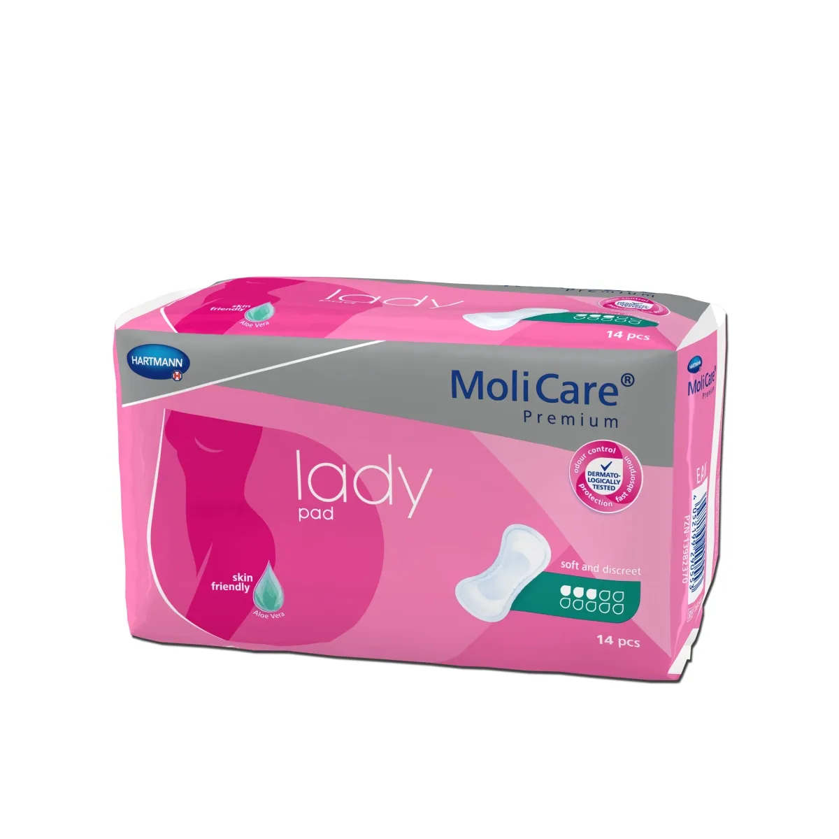 HARTMANN įklotai MOLICARE LADY PAD, 3 lašai, N14 - 