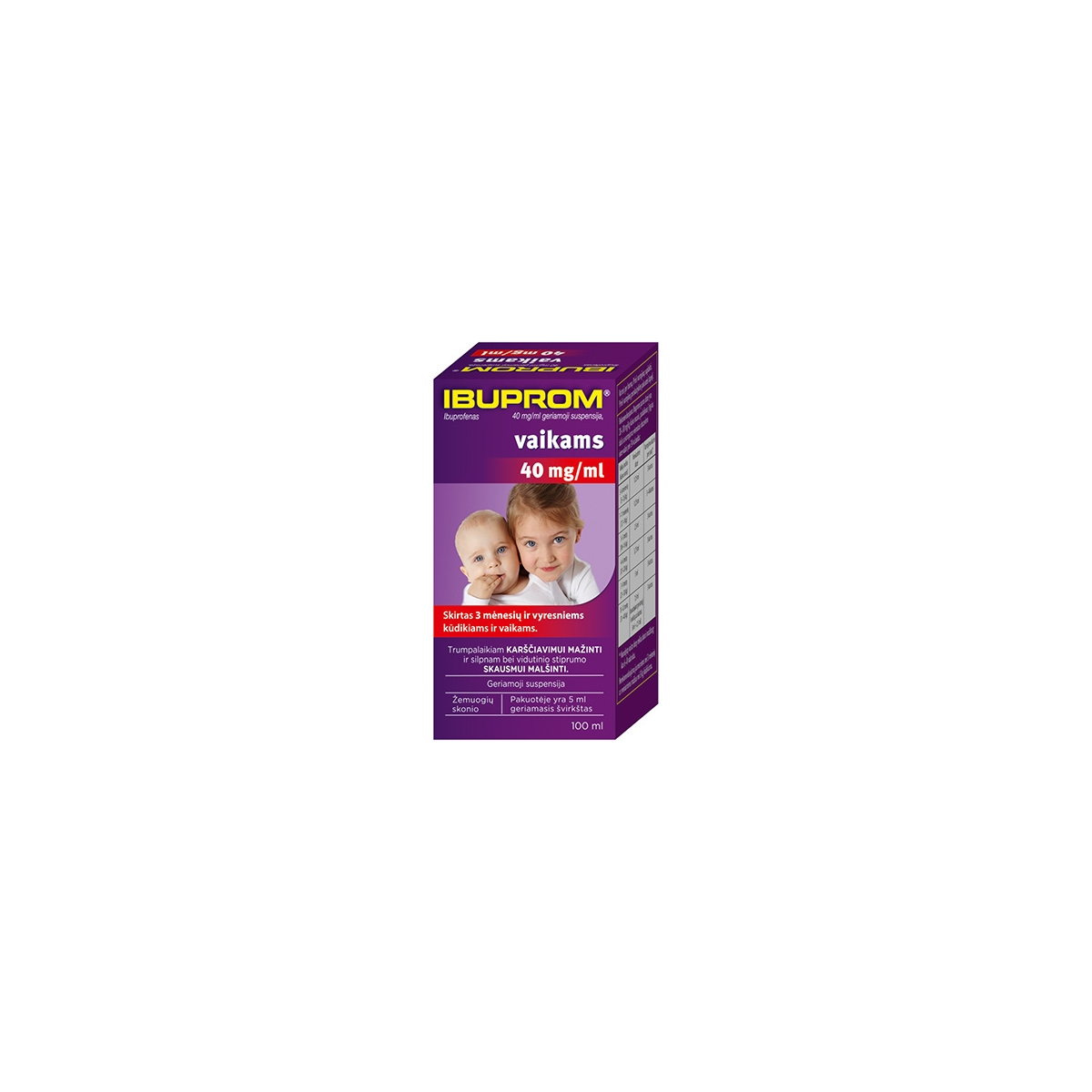 Ibuprom 40mg/ml ger.susp.100ml N1 -  1