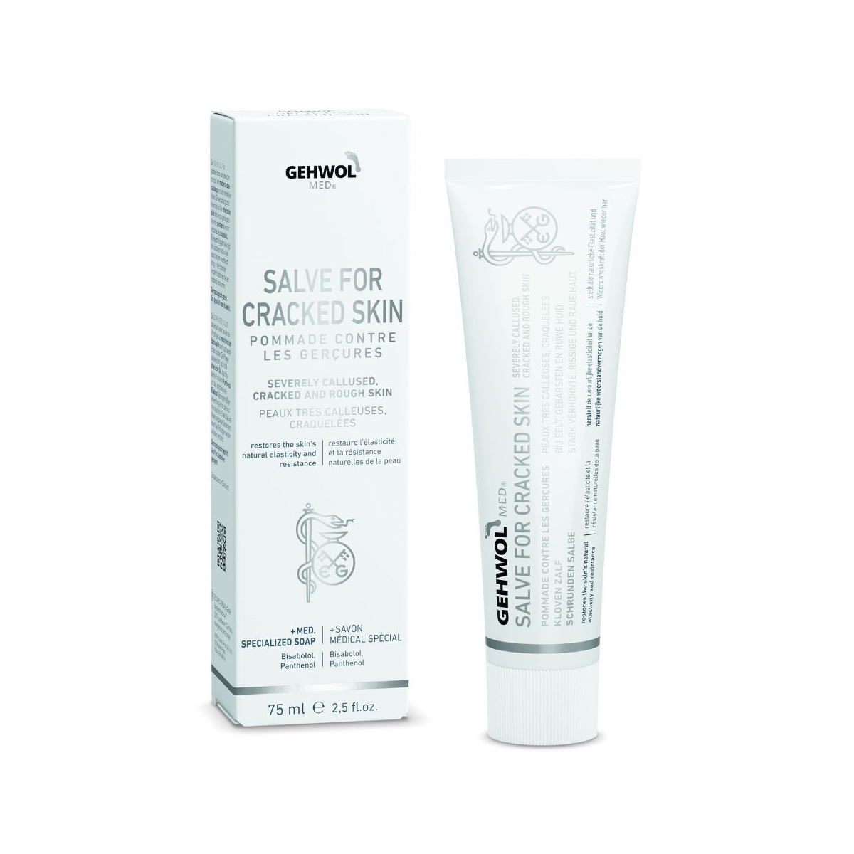 GEHWOL MED® SALVE FOR CRACKED SKIN trūkinėjančios odos tepalas, 75 ml - 