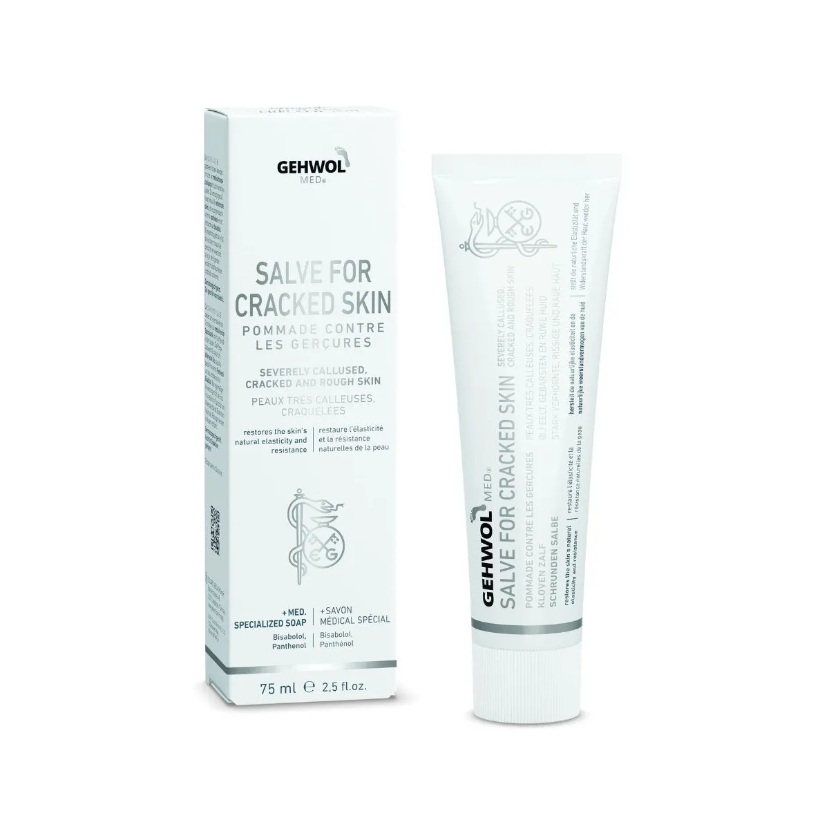 GEHWOL MED® SALVE FOR CRACKED SKIN trūkinėjančios odos tepalas, 75 ml - 
